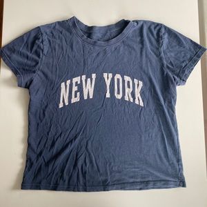 new york crop top